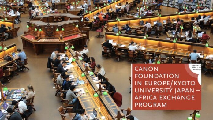 Canon Foundation/ Kyoto University Japan Africa Exchange Program